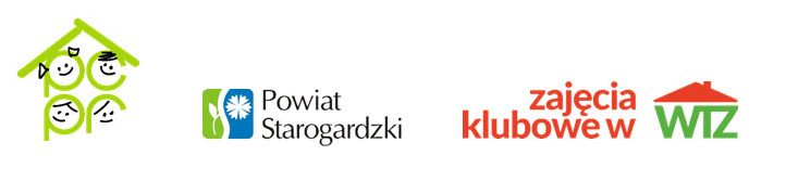 Baner - warsztaty terapii zajęciowej - logo Pcpr Starogard Gdański, logo Powiatu Starogardzkiego, logo warsztatów terapii zajęciowej